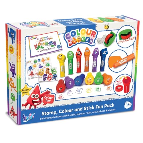 Colour Blocks - Stamp, Colour ...ds Craft Set for Creative Play - down 30.79% (£4.00) to £8.99 from £12.99