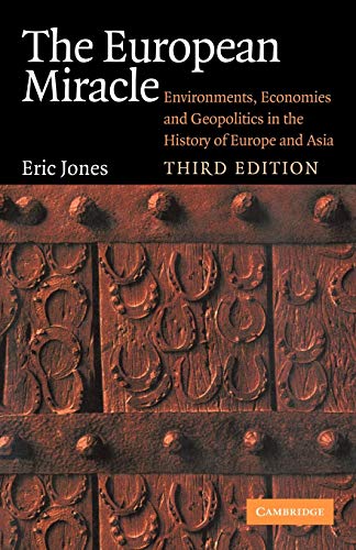 The European Miracle: Environm...the History of Europe and Asia - down 26.95% (£4.31) to £11.68 from £15.99