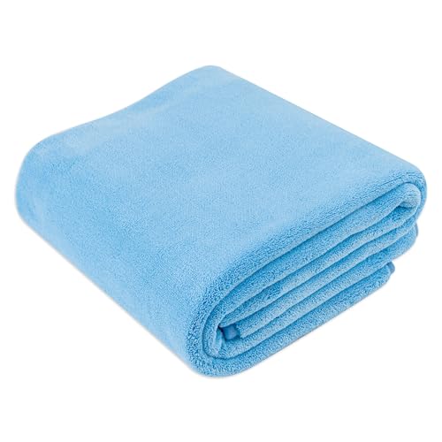 Amazon Basics Microfiber Car Drying Towel, 36"L x 25"W, Blue - down 5.01% (£0.50) to £9.49 from £9.99