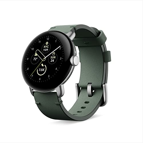 Google Pixel Watch Crafted Leather band – Green, Large - down 9.99% (£2.07) to £18.66 from £20.73