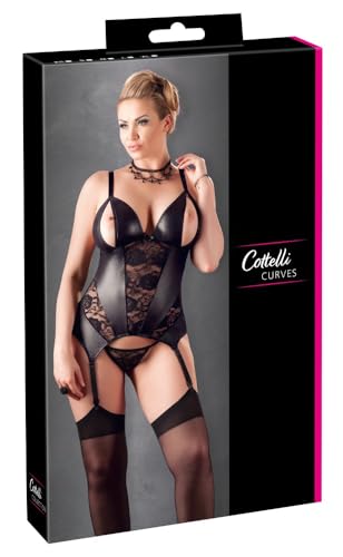 Cottelli Collection 3X-Large Black Open Basque - down 64.47% (£18.07) to £9.96 from £28.03