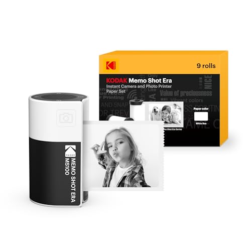 KODAK Memo Shot ERA Kids Insta...ridge + 9 Rolls Cartridge Set) - down 27.84% (£21.41) to £55.49 from £76.90