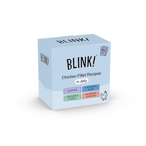 Blink Cat Food Chicken Selection, 8 x 85g - down 25.00% (£2.20) to £6.60 from £8.80