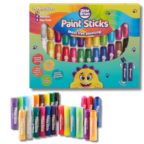 Little Brian Paint Sticks For ..., Multi-Surface, Twist & Paint - down 40.03% (£6.00) to £8.99 from £14.99