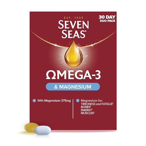 Seven Seas Omega-3 Fish Oil an...lus 30 Tablets, 1 Month Supply - down 43.66% (£8.33) to £10.75 from £19.08