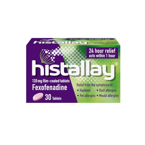 Histallay Hayfever & Allergy R...30 Tablets, 120mg Fexofenadine - down 16.57% (£1.17) to £5.89 from £7.06