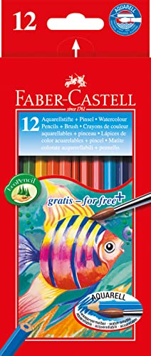 Faber-Castell Water Colour Pen...ith Brush (Pack of 12 Pencils) - down 20.04% (£0.94) to £3.75 from £4.69