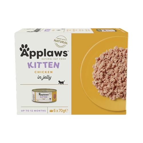 Applaws Natural Wet Kitten Foo...70 g Tin - 4 x (6 x 70 g) Tins - down 32.68% (£8.20) to £16.89 from £25.09