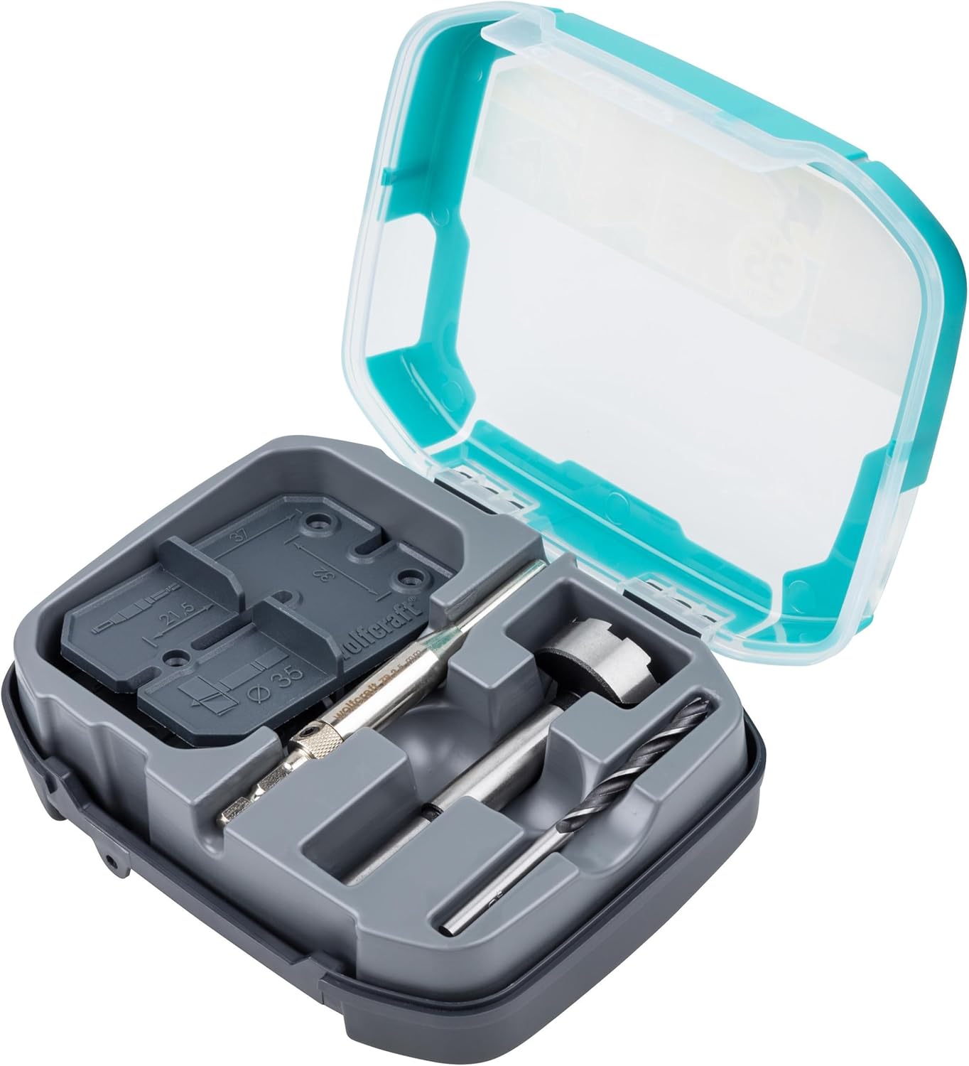 wolfcraft Hinge Hole Set, Ø 35...llation of cup hinges, Ø 35 mm - down 8.04% (£1.90) to £21.73 from £23.63