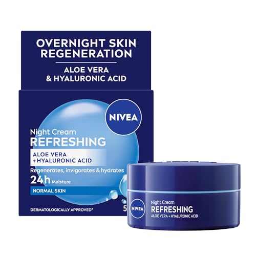 NIVEA Refreshing Night Face Cr...cid for Overnight Regeneration - down 35.23% (£1.36) to £2.50 from £3.86