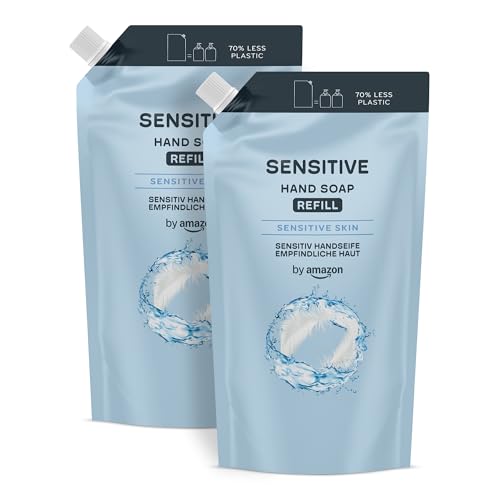 by Amazon Sensitive Hand Soap Refill, 2 x 1000ml - down 14.77% (£0.39) to £2.25 from £2.64