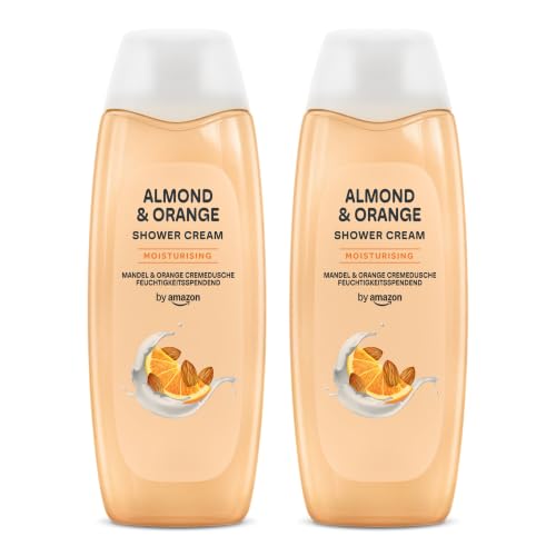 by Amazon Almond & Orange Shower Gel, 2 x 500ml - down 10.07% (£0.29) to £2.59 from £2.88