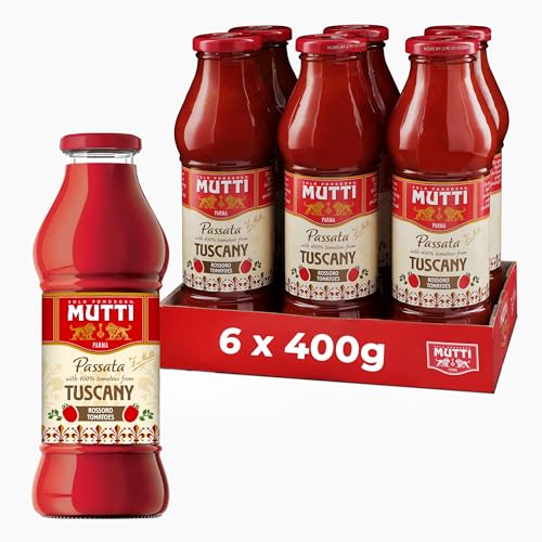 Mutti Regional Passata Tuscany...with Rossoro Tomatoes 6 x 400g - down 28.57% (£3.24) to £8.10 from £11.34
