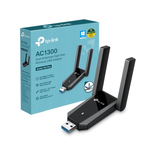 TP-Link Archer T5U Plus AC1300...s 11/10/8.1/8/7, Plug and Play - down 25.81% (£8.00) to £22.99 from £30.99