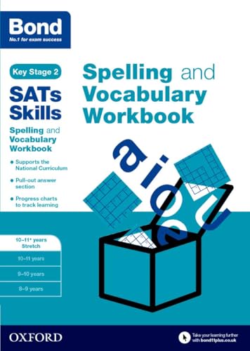 Bond SATs Skills Spelling and ...Stretch Workbook: 10-11+ years - down 21.11% (£0.80) to £2.99 from £3.79