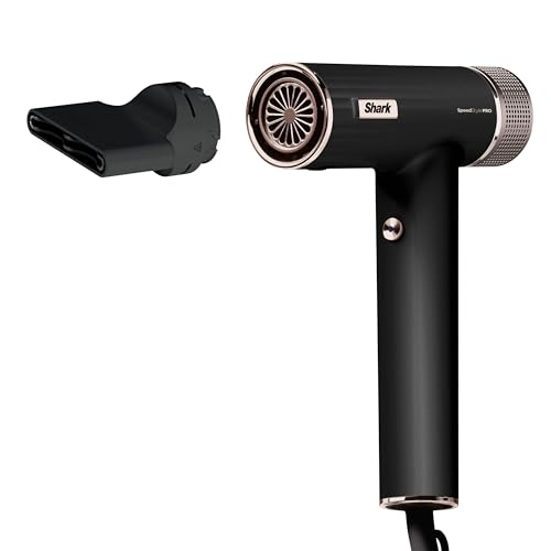 Shark SpeedStyle Pro Hair Drye... No Heat Damage, Black HD701UK - down 21.58% (£30.00) to £109.00 from £139.00