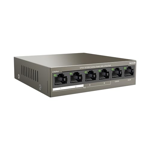 Tenda PoE Switch 6-Port 10/100...lug and Play) (TEF1106P-4-63W) - down 26.33% (£5.79) to £16.20 from £21.99