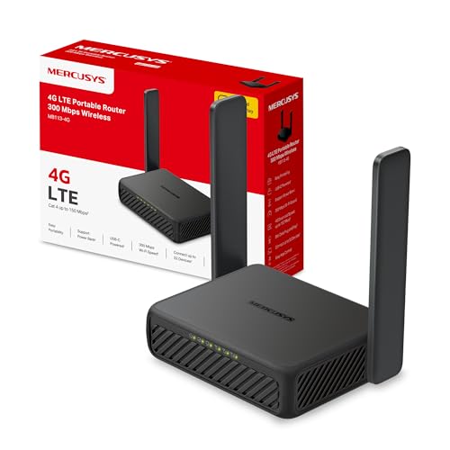 MERCUSYS MB113-4G LTE 4G Route... MiFi,Connect up to 32 Devices - down 33.36% (£15.01) to £29.98 from £44.99