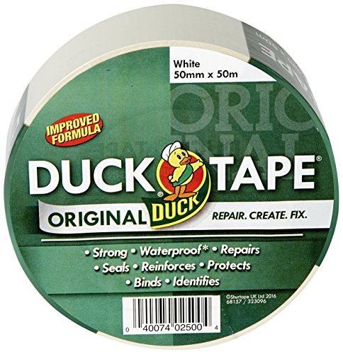 Duck Tape Original White Duct ...ng House, Parcels or Packaging - down 45.99% (£4.59) to £5.39 from £9.98