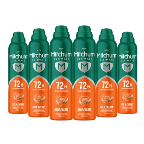 Mitchum Men Ultimate 72H Aerosol Bold Energy,pack of 6 - down 13.76% (£2.38) to £14.92 from £17.30