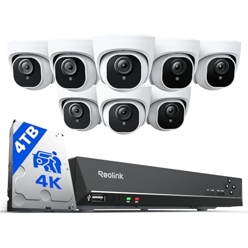 Reolink 4K PoE Camera Security...o, 24/7 Recording, RLK16-800D8 - down 25.00% (£220.00) to £659.99 from £879.99