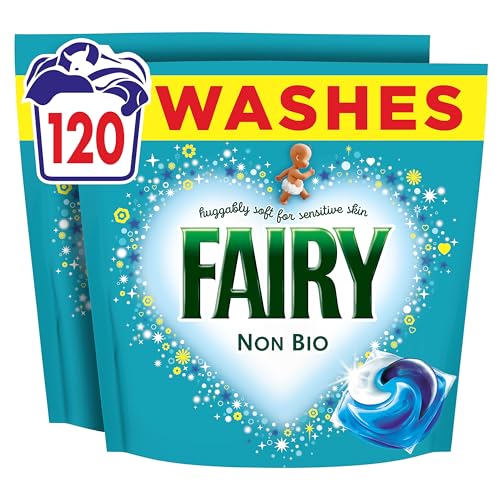 Fairy Non Bio All-in-1 PODS La...hes (60x2), For Sensitive Skin - down 23.06% (£7.32) to £24.43 from £31.75