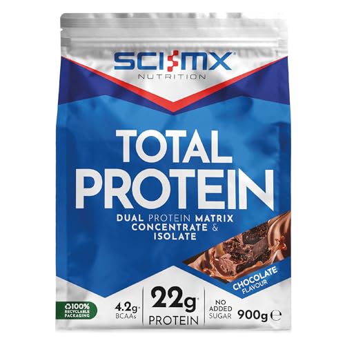 SCI-MX Total Protein Powder • ...cle • Chocolate Flavour • 900g - down 32.21% (£9.02) to £18.98 from £28.00
