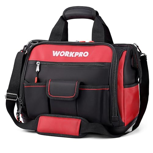 WORKPRO 16-inch Heavy Duty Tool Bag 42 x 24.5 x 34 CM - down 47.20% (£24.31) to £27.19 from £51.50