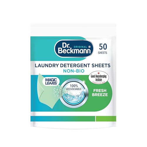 Dr. Beckmann Laundry Detergent...N-BIO, Fresh Breeze, 50 Sheets - down 33.75% (£2.70) to £5.30 from £8.00