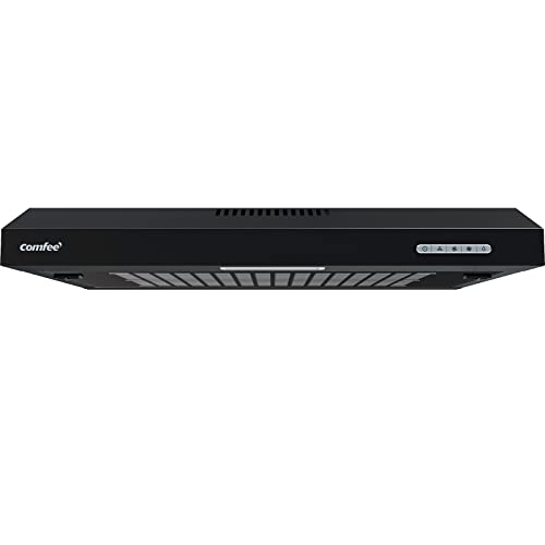 COMFEE' 60 cm Visor Cooker Hoo...ge Hood - Black KWH-SLIF17B-60 - down 20.03% (£9.01) to £35.98 from £44.99