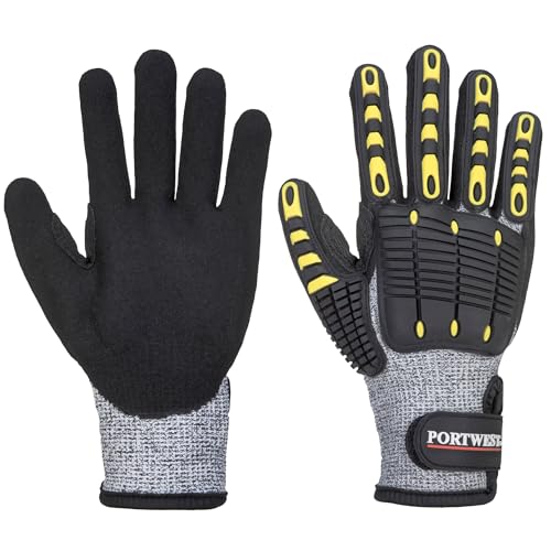 Portwest A722 Durable Anti Imp...ant Glove Grey/Black, XX-Large - down 6.58% (£0.24) to £3.41 from £3.65