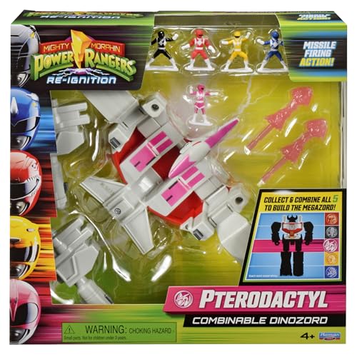 Power Rangers Mighty Morphin R...ctyl Combinable Dinozord, Pink - down 43.98% (£10.99) to £14.00 from £24.99