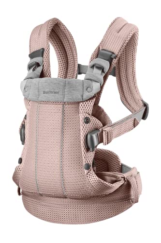 BabyBjörn Baby Carrier Harmony, 3D Mesh, Dusty Pink - down 9.69% (£16.19) to £150.93 from £167.12