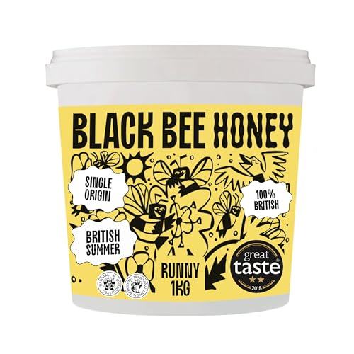 Black Bee Honey - Pure British...t, Soothing in Drinks, 1Kg Tub - down 38.63% (£11.01) to £17.49 from £28.50