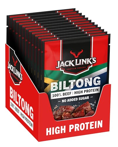 Jack Link’s Biltong Jerky Orig...ie Protein Snacks - Beef Chips - down 20.00% (£8.98) to £35.92 from £44.90