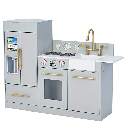 Teamson Kids Little Chef Charl...Sink in Grey with Gold Accents - down 20.17% (£24.00) to £94.99 from £118.99