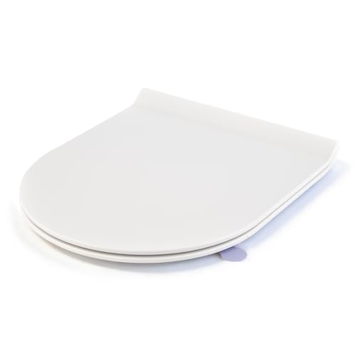 SREWOHS PRO D Shaped Soft Clos...White Duroplast Bathroom Seats - down 18.44% (£5.53) to £24.46 from £29.99