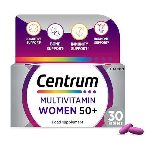 Centrum Women 50+ Tablets Mult...Iron, 30 ct (Product may vary) - down 42.68% (£2.83) to £3.80 from £6.63