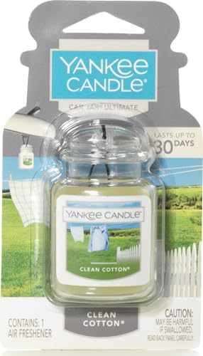 Yankee Candle Car Jar Ultimate...n Cotton | Lasts up to 4 Weeks - down 61.28% (£2.77) to £1.75 from £4.52