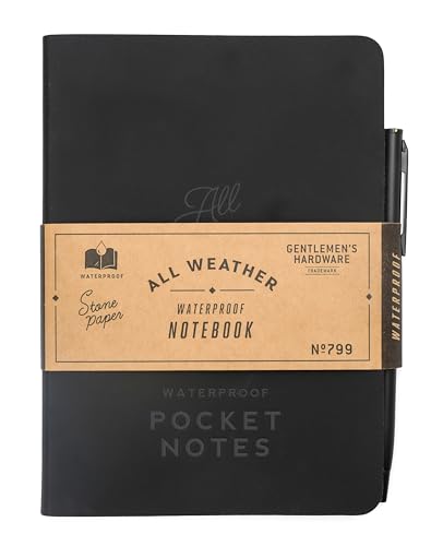 Gentlemen's Hardware Waterproo...t Pen, 12.7cm x 16.51cm, Black - down 21.50% (£2.58) to £9.42 from £12.00