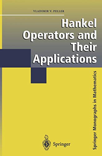 Hankel Operators and Their App...ger Monographs in Mathematics) - down 27.55% (£55.09) to £144.90 from £199.99