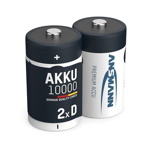 Ansmann D Size Batteries [Pack...ces and Radio Controls, silver - down 41.24% (£10.10) to £14.39 from £24.49