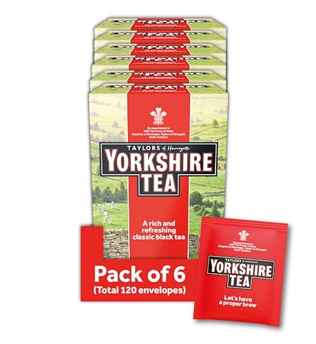 Yorkshire Tea Individually Wra...ed & Tagged Tea Bags, 120 Bags - down 45.56% (£9.04) to £10.80 from £19.84