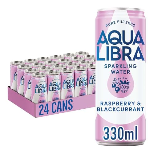 AQUA Libra Sparkling Sugar-Fre...ackcurrant, 330 ml, Pack of 24 - down 29.41% (£5.00) to £12.00 from £17.00