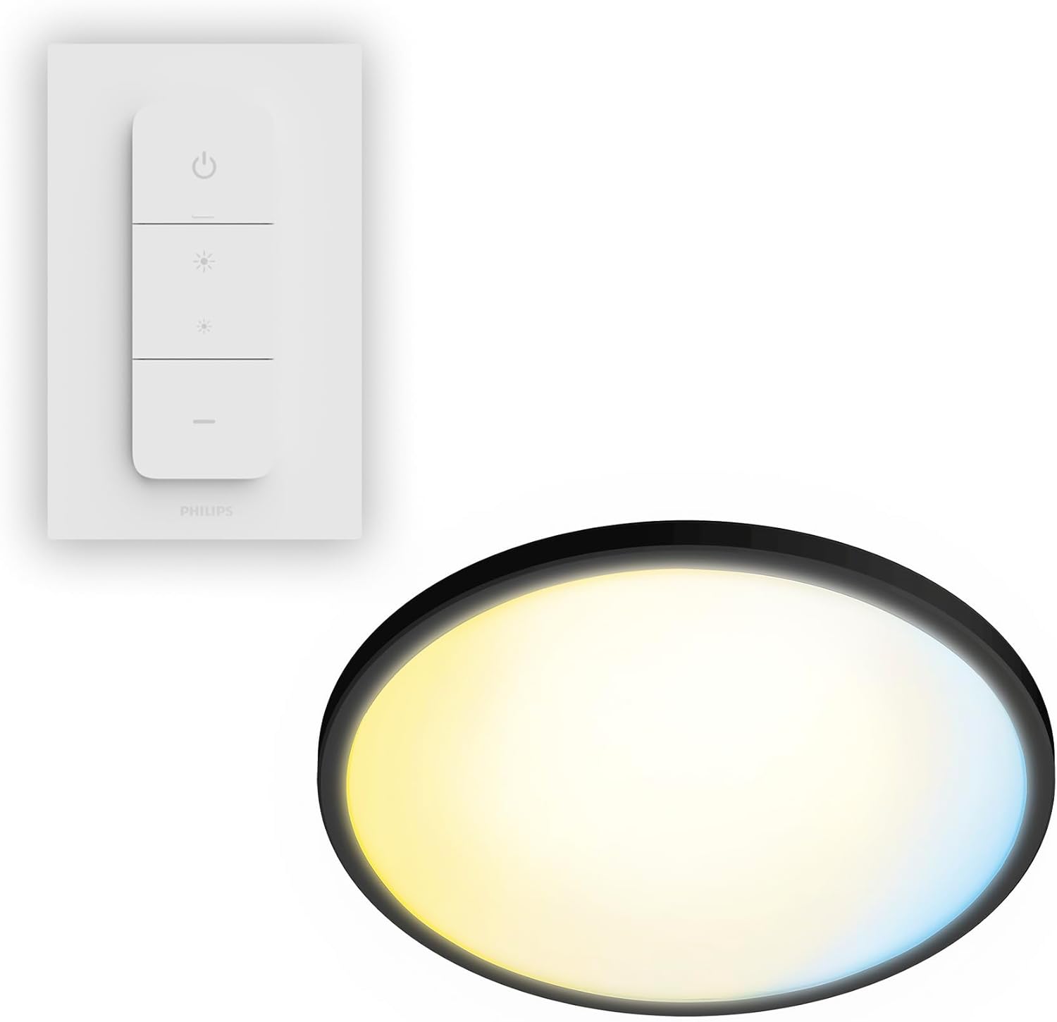 Philips Superslim Remote Contr...Slim Design, 22W, Round, Black - down 10.01% (£3.60) to £32.38 from £35.98