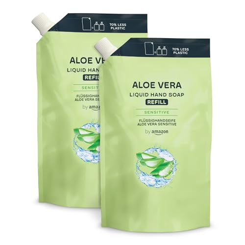 by Amazon Aloe Vera Hand Soap Refill, 2 x 1000ml - down 37.14% (£1.56) to £2.64 from £4.20