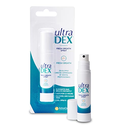 UltraDEX Fresh Breath Spray, 9 ml (Pack of 1) - down 32.86% (£1.15) to £2.35 from £3.50