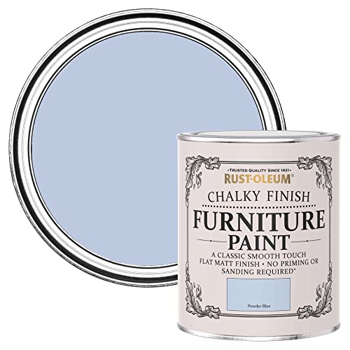 Rust-Oleum Light Blue Upcycled...lky Finish - Powder Blue 750ml - down 28.07% (£4.21) to £10.79 from £15.00
