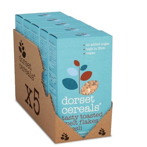 Dorset Cereals Tasty Toasted S...real - 570g (Pack of 5 x 570g) - down 49.97% (£9.97) to £9.98 from £19.95