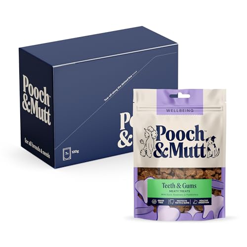 Pooch & Mutt - Teeth & Gums Me...reats, Duck & Rosemary, 7x120g - down 57.28% (£12.99) to £9.69 from £22.68